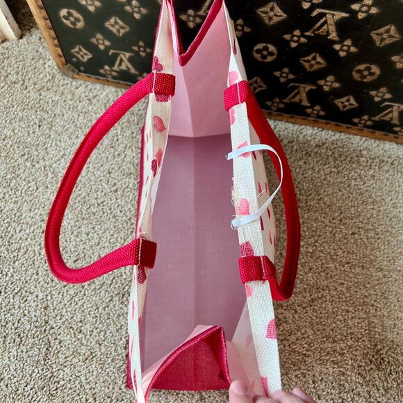 Emma Bridgewater Pink Hearts Reusable Tote Bag, NEW - Picture 3 of 3